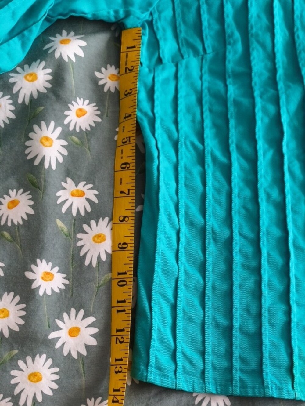 Turquoise Textured Jacket - Picture 7 of 8